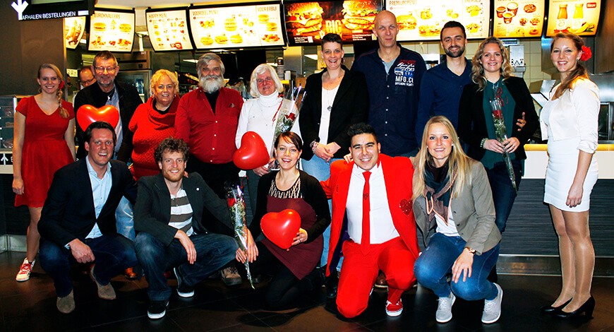 Valentijnsdag 2014 McDonald's Noord McFans